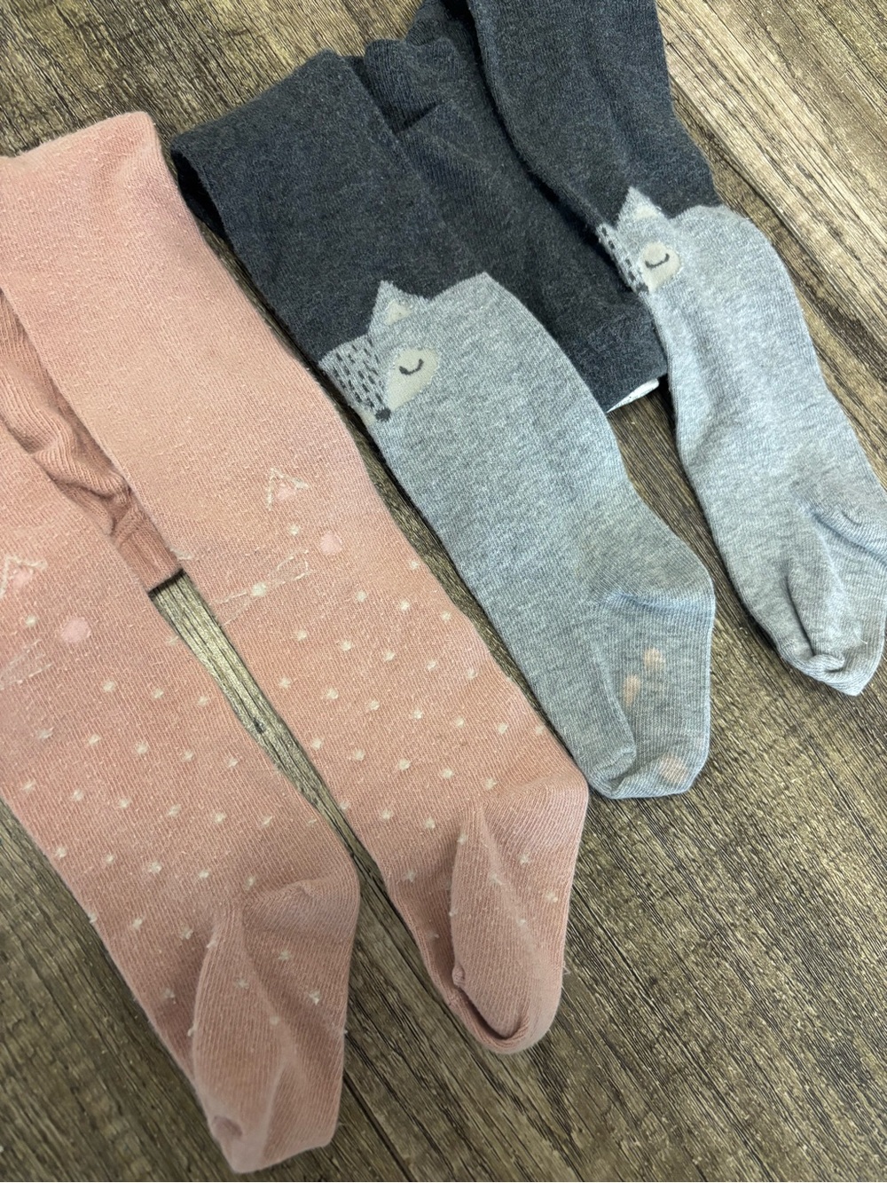 Zara 6/12 month fox and cat tights